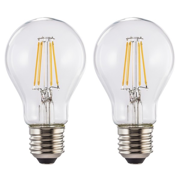Xavax - 112903 Led-Filament, E27, 806Lm Ersetzt 60W, GlüHlampe, Warmweiß, Klar,-image