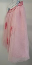 Cat  Jack Girls Pink Hearts Skirt With Tulle Size XL 14-16 