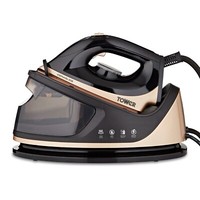 Tower Steam Generator Iron 2700W Ceraglide Soleplate, T22023GLD, Champagne Gold,