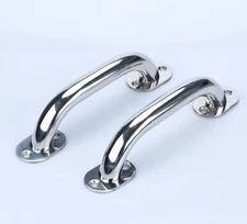 2X 316 Stainless Steel 9'' Boat Handle Grab Handrail Polished Marine Hardware