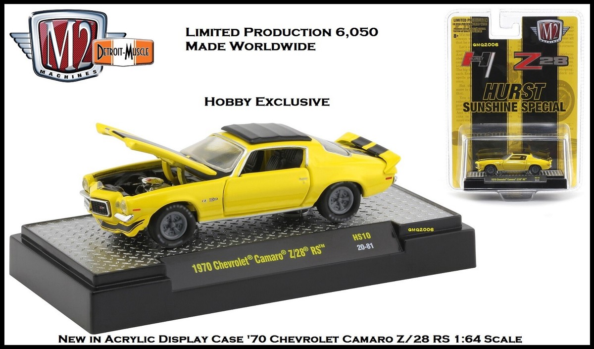 M2 Machines '70 Chevy Camaro Z/28 RS Hurst Hobby Special 1