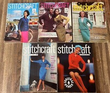 Stitchcraft Magazines X  5 Vintage & Collectible 1963-65
