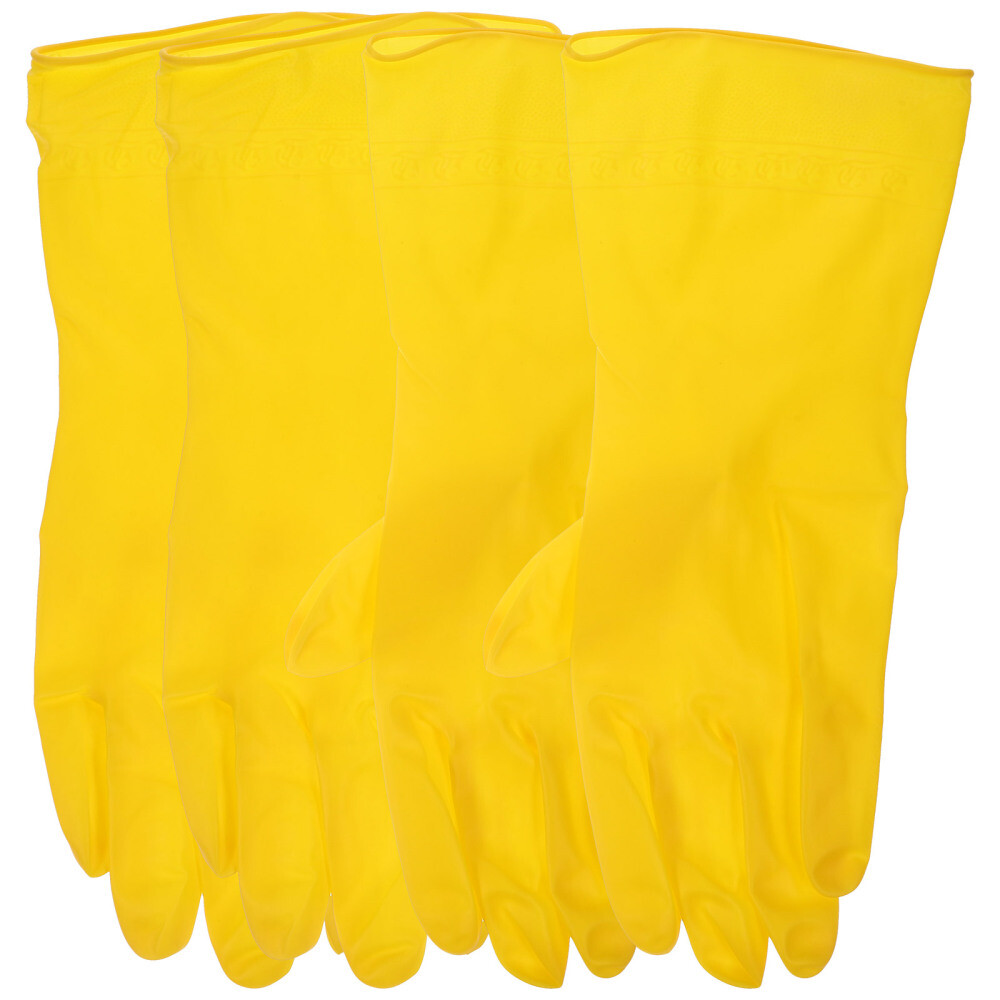 2 Pairs Thickened Reusable Kitchen Gloves for Dishwashing & Cleaning