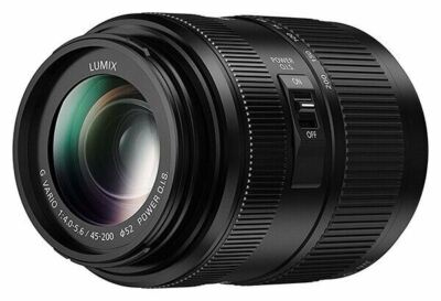 【Panasonic LUMIX G VARIO 45-200mm Panasonic 45-200mm F4-5.6 II LUMIX G VARIO Power OIS Lens Black