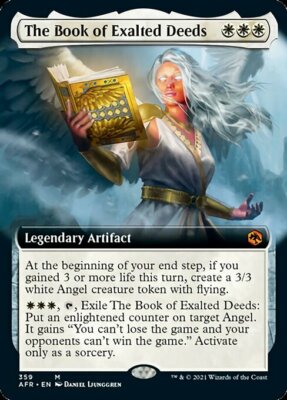 MTG THE BOOK OF EXALTED DEEDS FOIL EXC DAS BUCH DER HEROISCHEN UNTERNEHMEN AFR X EN