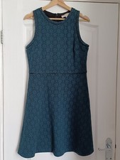 LOFT Womens Sleeveless Embellished A-Line Dress Size 8