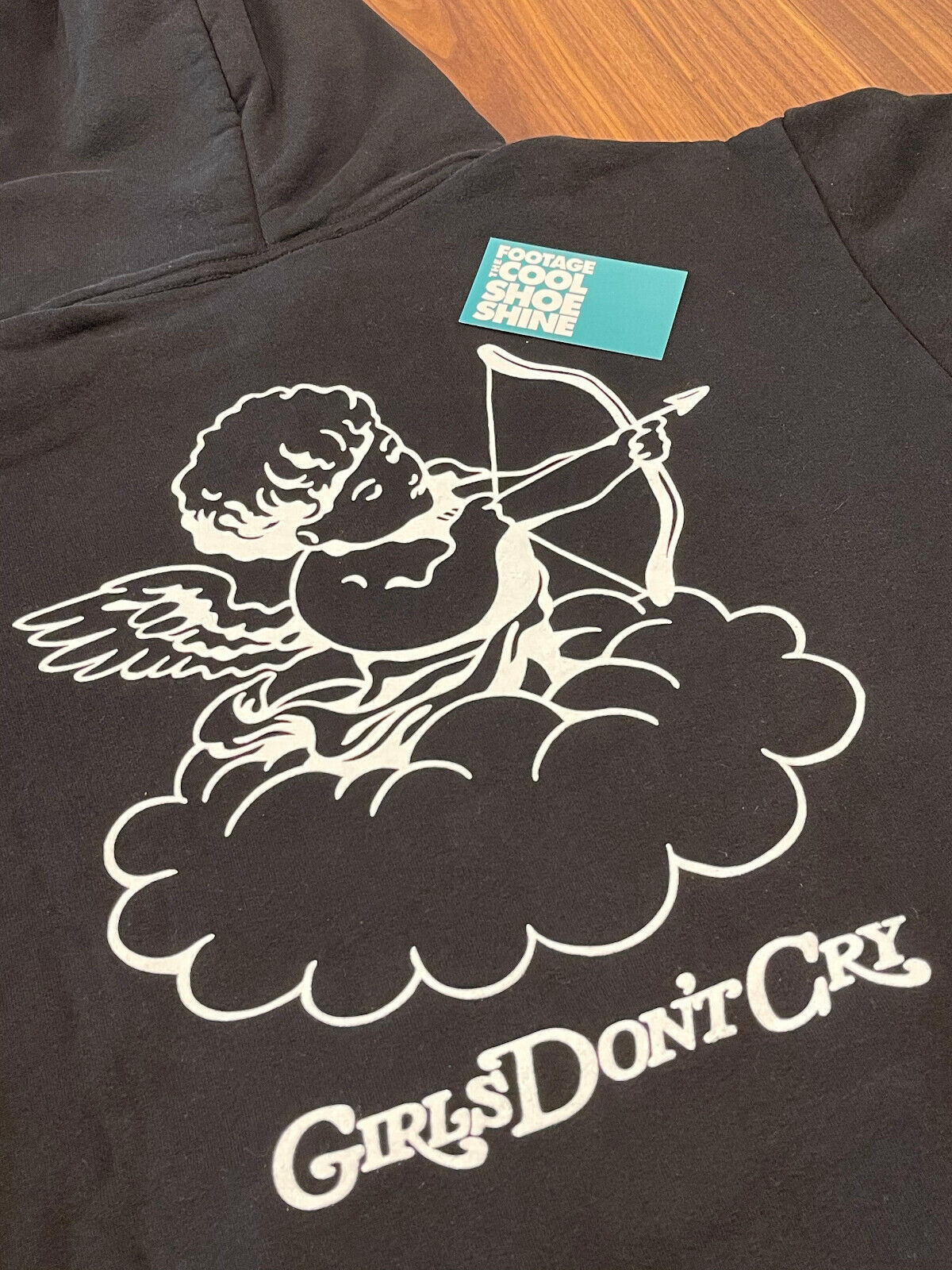 ★新品・送料込・L★Girls Don't Cry Angel T BLACK