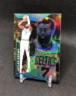 2021-22 Illusions Jaylen Brown ASTRO/ STARLIGHT SSP No. 2 2024 NBA CHAMPION  
