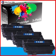 3-Pack dell Toner Cartridge for 1130 1135n 1130n 1133 Printer