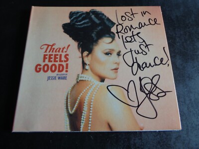 JESSIE WARE THAT FEEL GOOD SIGNIERTE CD MIT HANDGESCHRIEBENEN SONGTEXTEN, 5 VERSCHIEDENE