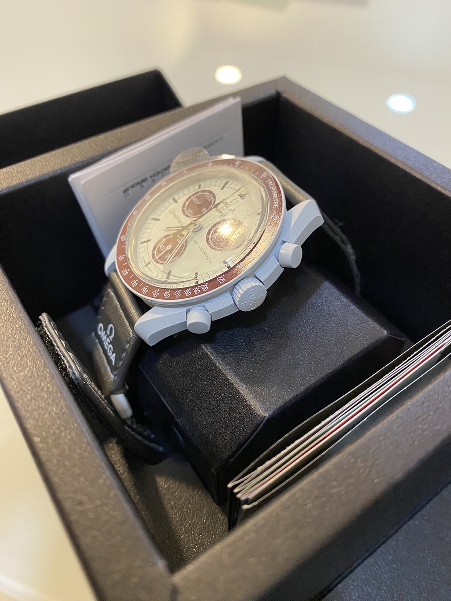 Swatch x Omega Mission to Pluto Grey NEW Watch S033C100, 8 Swatch x Omega Mission to Pluto Grey NEW Watch S033C100, 8