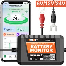 ANCEL BM300 PRO Car Battery Monitor​​ Battery Tester 12V 24V 6V Voltage Test 