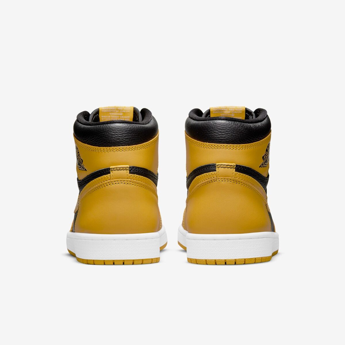 New Nike Jordan 1 Retro High OG Pollen Shoes - Black/ Yellow