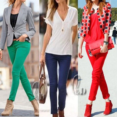 Celeb Style Sexy Womens Candy Coloured 