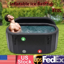 370L Freestanding Adult Ice Bathtub For Athletes Inflatable Bathtub Bathtub