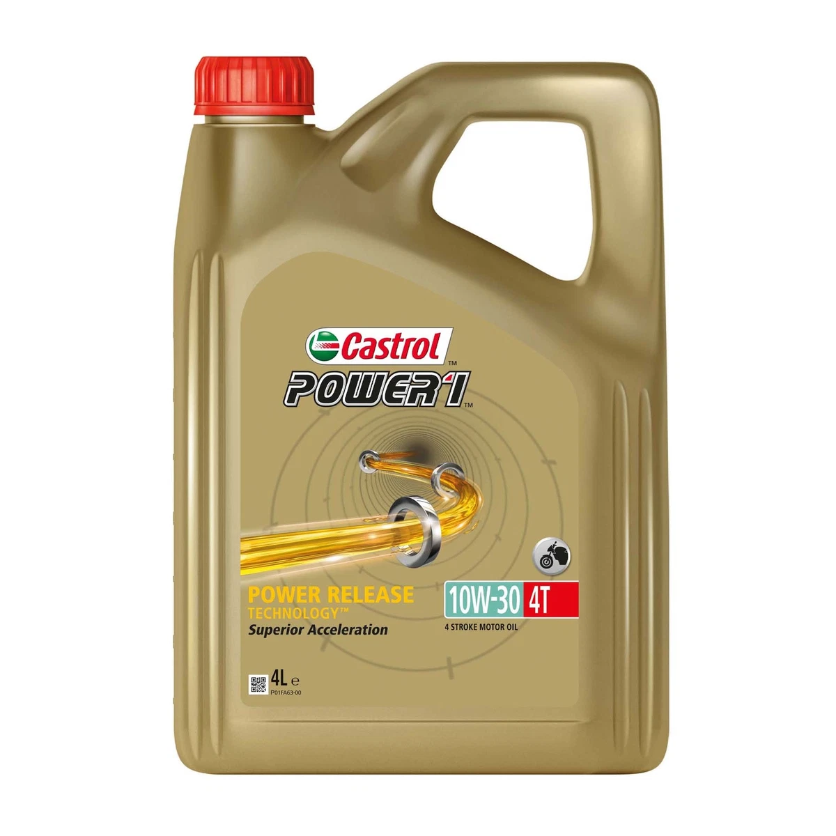 Engine Oil Castrol 10W30 Power1 4L Motorcycle 4 Litre 4T 4 Stroke