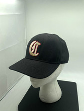 Vtg Cincinnati Reds Fitted Hat Black 7 ¼ Red stockings Logo & Skull West Ath HTF