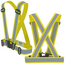 High Visibility Reflective Safety Vest - Runners, Cycling, Walking, Bikers S/M/L