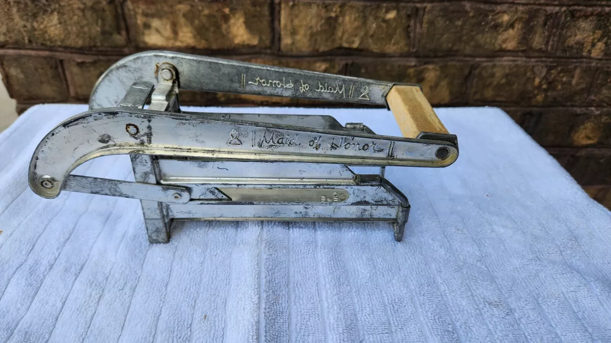 Vintage Maid of Honor Potato Peeler French Fry Press Made in Holland