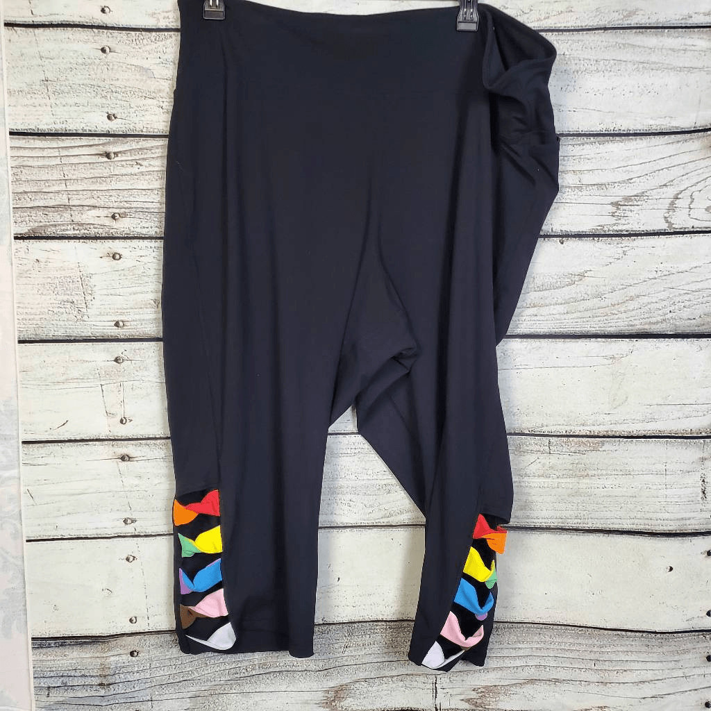 LIVI Lane Bryant 38/40 Capri Leggings Plus Size Soft Stretch