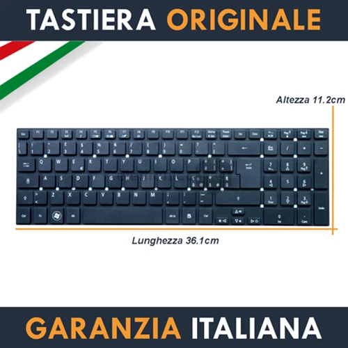 Tastiera Acer Aspire V3-771-6833 Originale Italiana per Notebook - Immagine 2 di 3