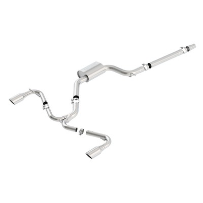 Borla 140750 S-Type Stainless Cat Back Exhaust for 2015-2017 VW Golf GTI Mk7 2.0
