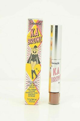 BENEFIT KA BROW CREAM GEL BROW COLOR WITH BRUSH # 1 Travel Size NIB 0.03 Oz