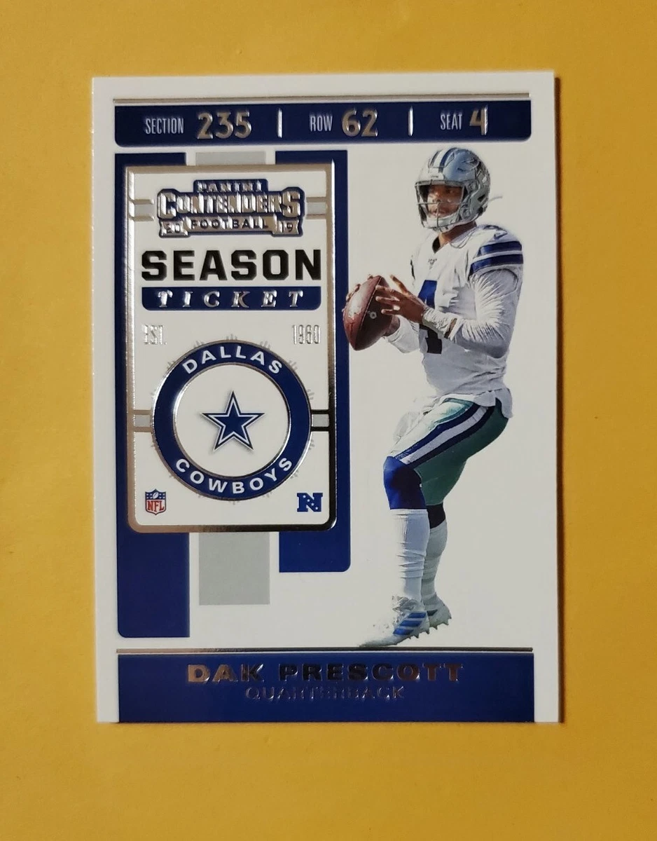 2019 PANINI ABSOLU TOIT BLEU PRESCOTT #51 DALLAS COWBOYS