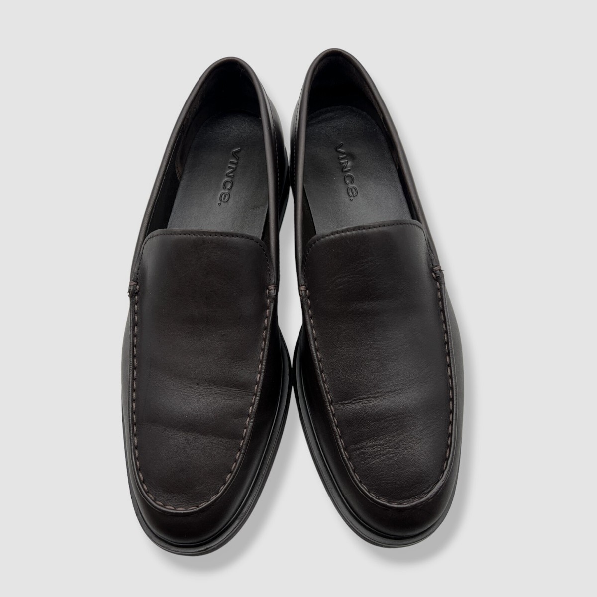 Vince Men\'s Grant Loafer In Dark Brown Size 10 M NEW IN BOX $350 Amazon.com | Vince Mens Grant Slip On Loafer Coastal Blue  main image 3