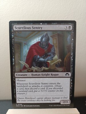 Scurrilous Sentry MTG MH3 Common LP Modern Horizons 3