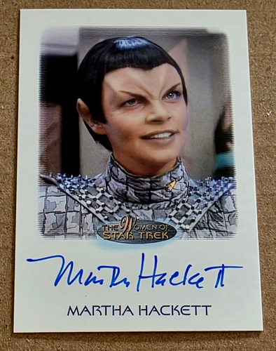 Star Trek Connections Martha Hackett Women of Star Trek Incentive Box Autograph - Picture 1 of 2
