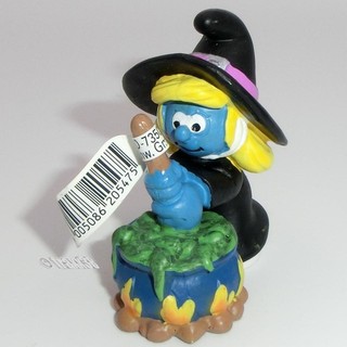 •••traxx38••• : Hexe Schlumpfinchen Halloween 2.0547•mit Schleichfähnchen•RAR