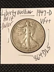 1947-D Liberty Walking Half Dollar  VF++   **Tougher Date**