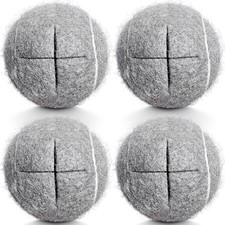 Precut Tennis Balls for Walkers, 4 PCS Heavy Duty Long Lasting Glide Balls - Pre