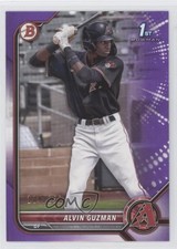 2022 Bowman Prospects Purple Border 184/250 Alvin Guzman #BP-18 0a8t