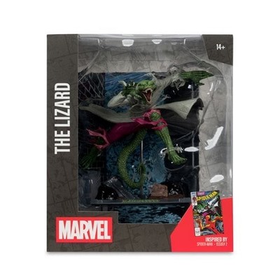 SHIPS 1/16! Marvel Collection The Lizard Spider-Man #2 1:10 Scale Posed Figure.