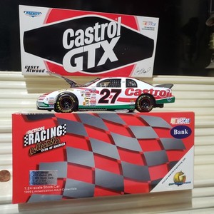 RCCA 1/24 #27 CASEY ATWOOD CASTROL GTX 1999 Monte Carlo CW BANK 2,500 Made