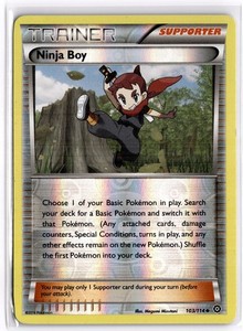 Ninja Boy 103/114 XY Steam Siege Reverse Holo Uncommon Trainer