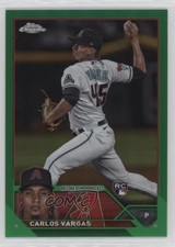 2023 Topps Chrome Update Green Refractor 26/99 Carlos Vargas #USC162 0u2j