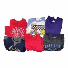 6pc Boys Sweatshirt Lot 5-6 5T Land's End Jumping Beans Sonoma Children's Place