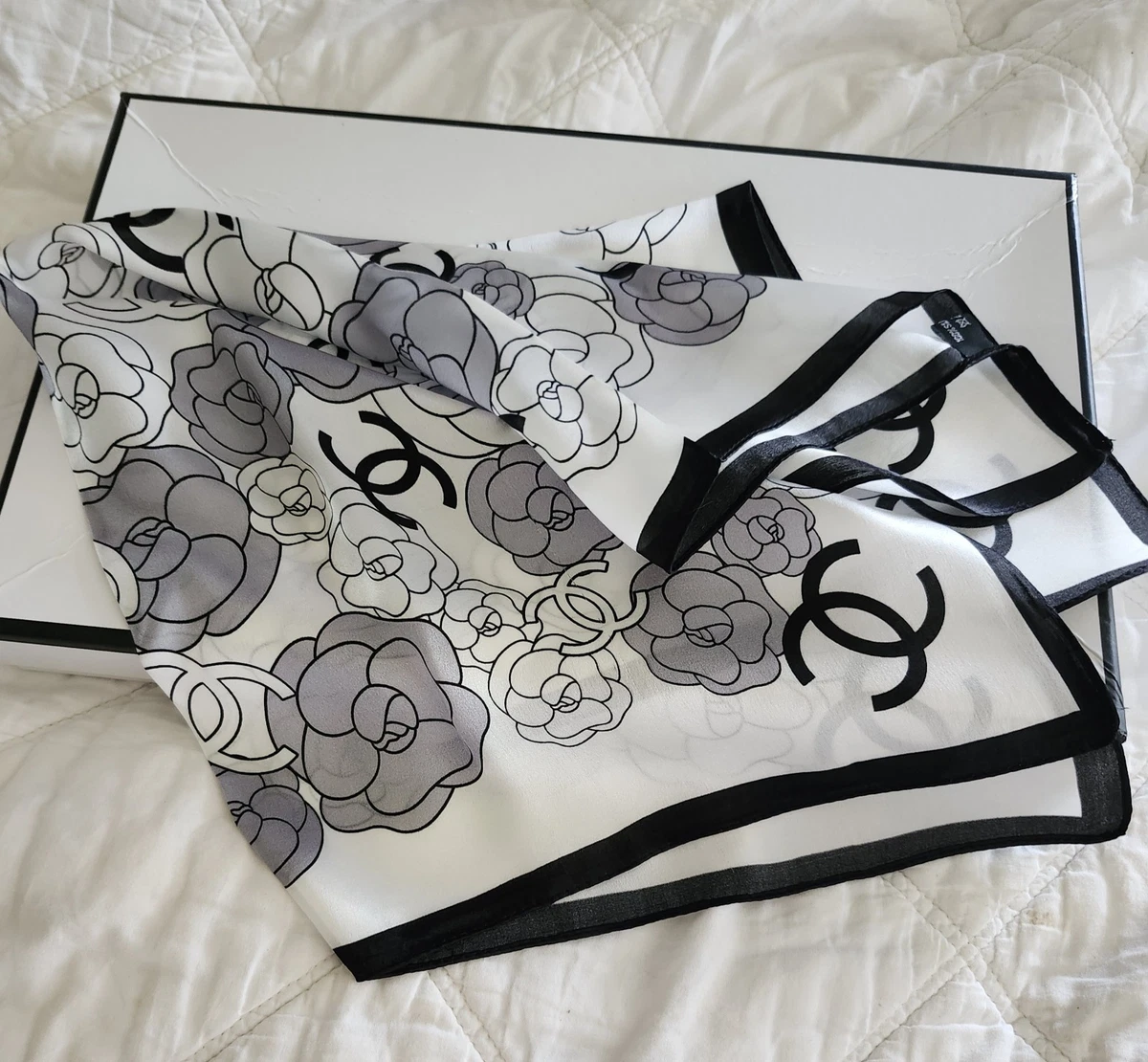 25+ CHANEL White Scarves & Wraps for Women for sale | Updated Oct 2026