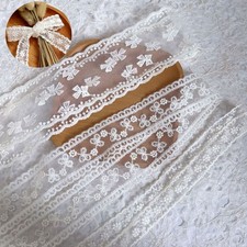 Beige Lace Ribbon 91cm 2/4.2/7cm Width for Sewing Craft Decoration