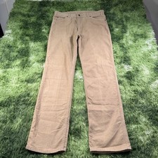 VTG 80s Levis Pants Men 38x34 Beige 5-Pocket Retro Boot Made In USA (fits 34x33)