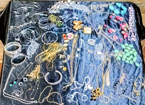 14K Gold Vintage Estate Jewelry Lot Stamped- Possible-Unsearched 80+ As Is READ