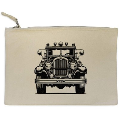 Canvas Clutch / Zubehörkoffer ''Vintage Fire Truck'' (CL00046634)