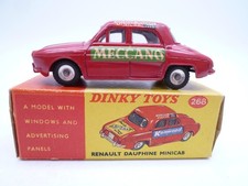 VINTAGE DINKY TOYS 268 RENAULT DAUPHINE MINI CAB IN ORIGINAL BOX 1962