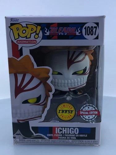 Funko POP! Animation Bleach Ichigo Chase #1087 AAA Anime Exclusive DAMAGED BOX