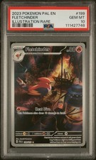 2023 POKEMON PAL EN-PALDEA EVOLVED ILLUSTRATION RARE #199 FLETCHINDER PSA 10 on eBay