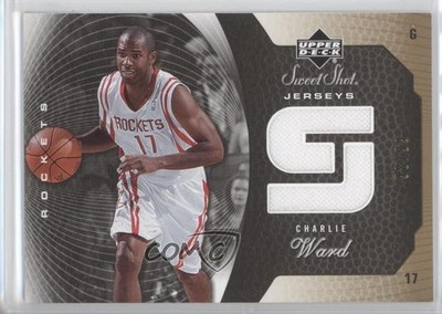 2005-06 Upper Deck Sweet Shot Jerseys Gold 98/99 Charlie Ward #SSJ-WA 0f4