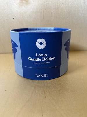 BRAND NEW - DANSK Lotus CANDLE HOLDER / Jens Quistgaard Design - 4.75'' x 1.3''